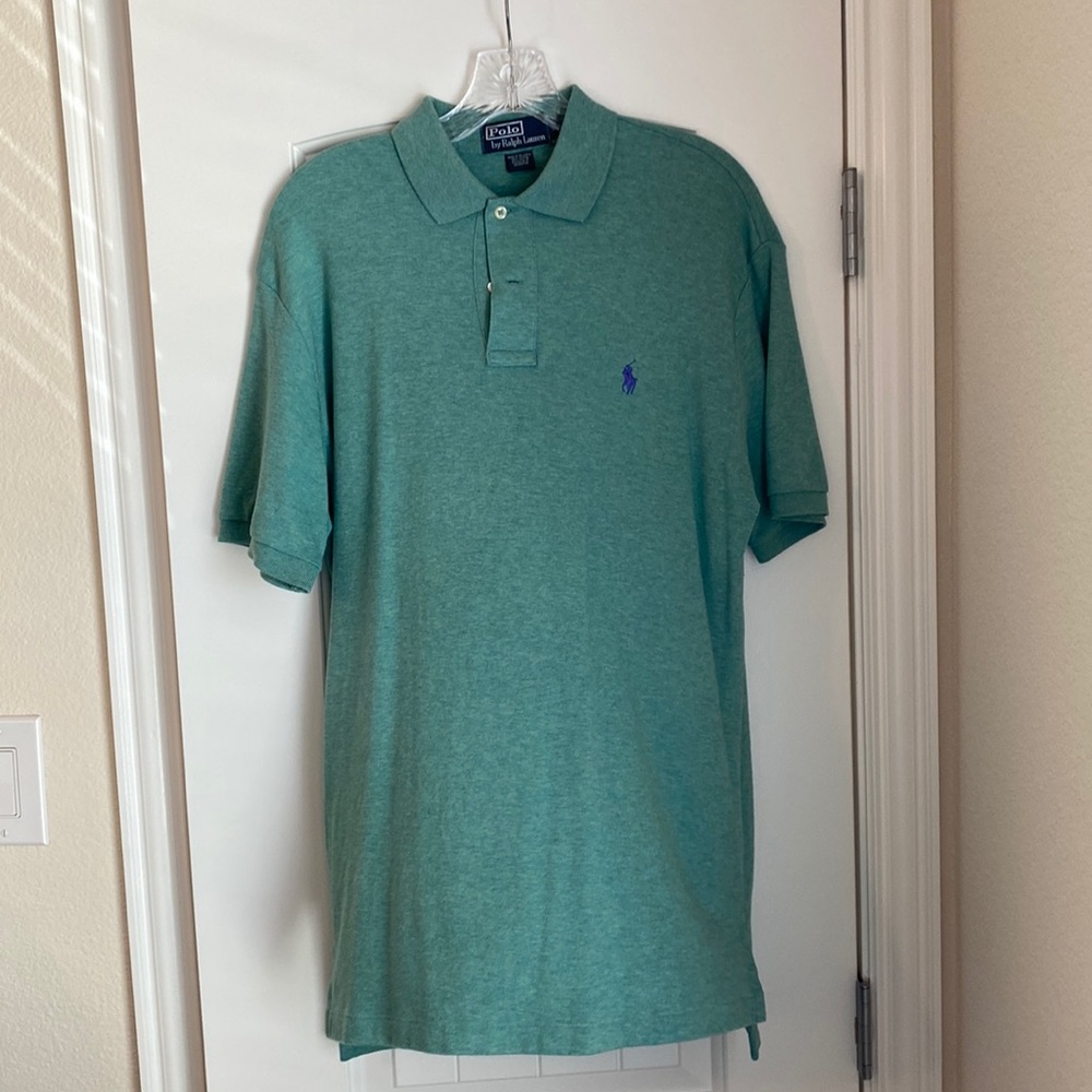 Mens Polo Ralph Lauren Dress polo (small) (green)